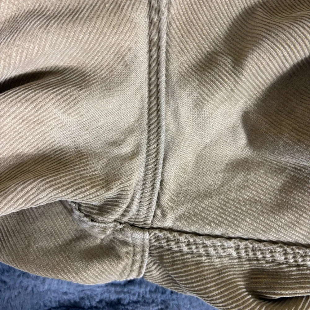 Banana Republic Mens Straight Fit Corduroy Pants Tan Khaki 36x32 Pima Cotton